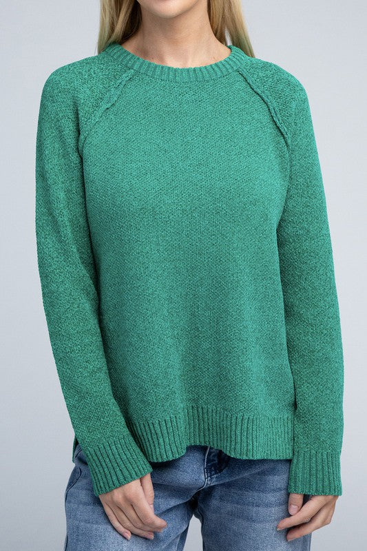 Raglan Chenille Sweater - Nexusni