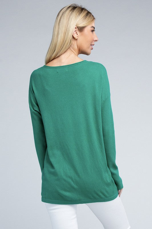 Viscose Front Pockets Sweater - Nexusni