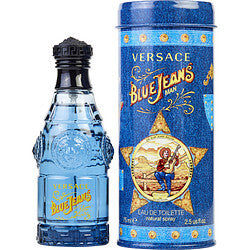 Gianni Versace Blue Jeans Fragrance - Bergamot, Sage, Cedar - Nexusni