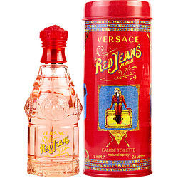 Gianni Versace Red Jeans Fragrance - Black Currant, Peach, Rose 1994 - Nexusni