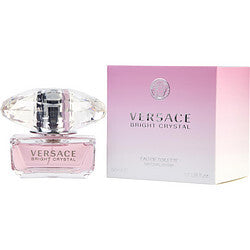 Versace Bright Crystal Eau de Toilette - Fresh & Floral Scent with Pomegranate & Musk - Nexusni