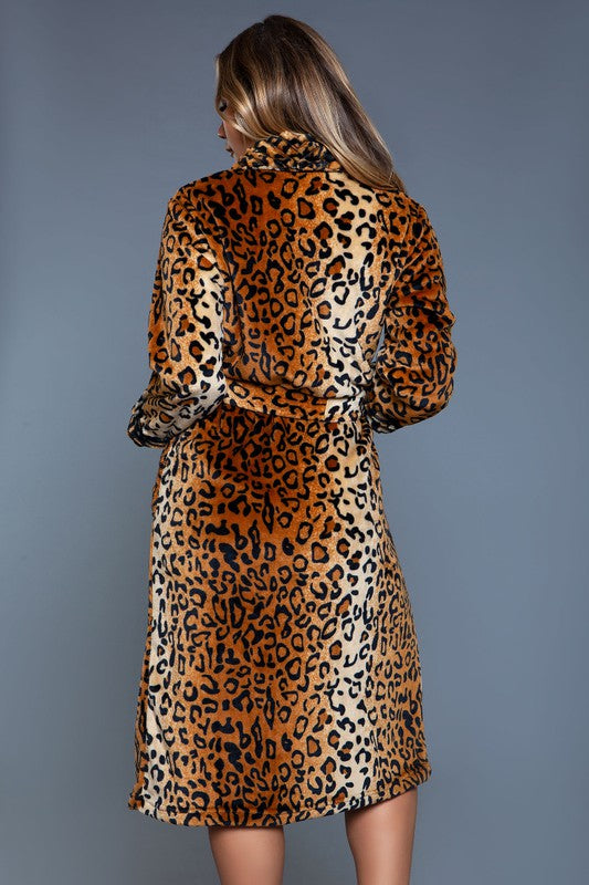 Leopard Print Robe - Nexusni