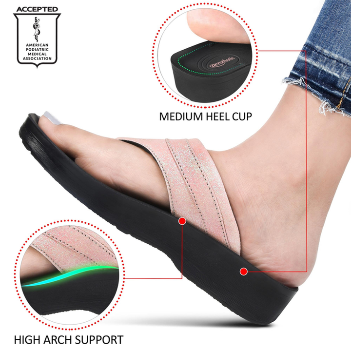 Aerothotic - Glynis Comfortable Casual Thong Womens Walking Sandals. - Nexusni