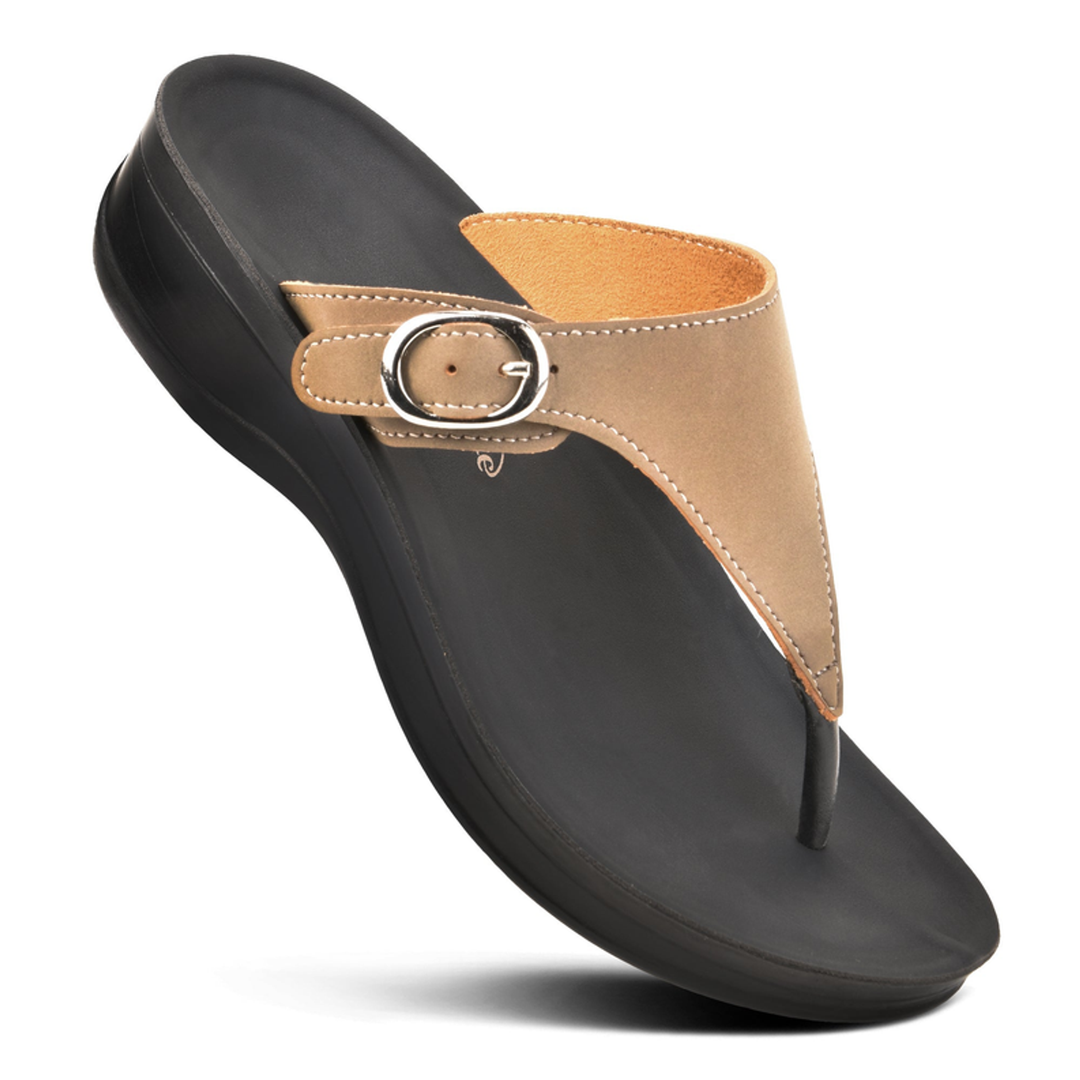 Aerothotic - Shale table Arch Support Flip Flops for Women - Nexusni