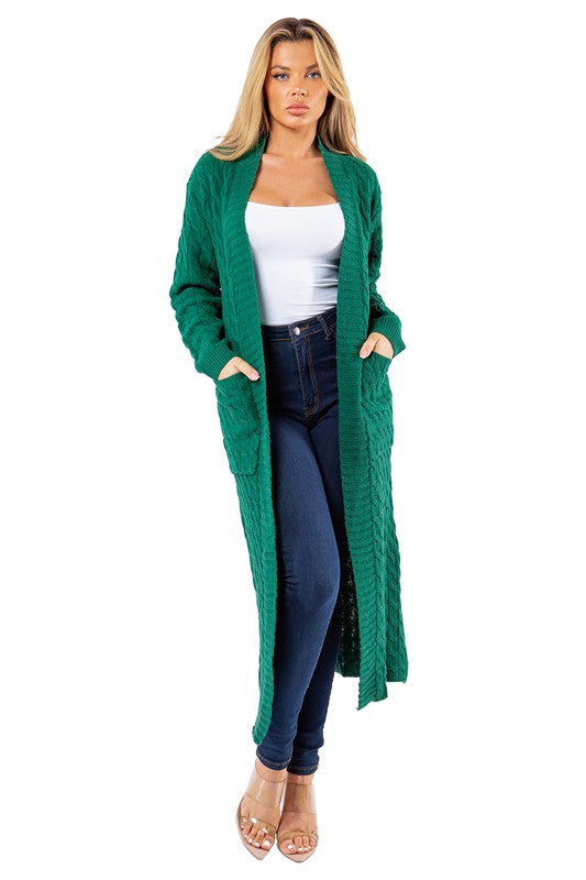 LONG MAXI SWEATER CARDIGAN - Nexusni