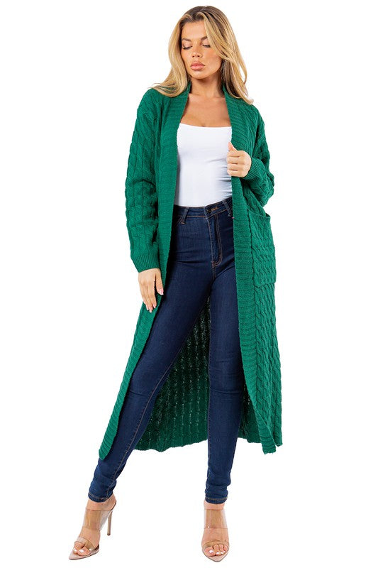 LONG MAXI SWEATER CARDIGAN - Nexusni