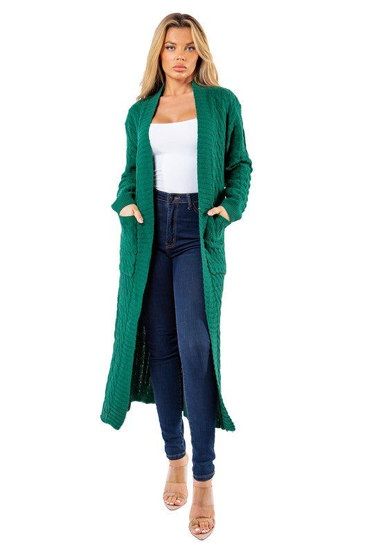 LONG MAXI SWEATER CARDIGAN - Nexusni