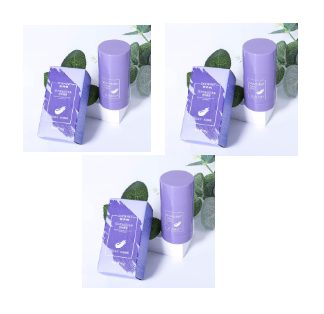 Color: Purple 3pcs - Solid Mask, Cleansing Film, Mud Mask - Nexusni