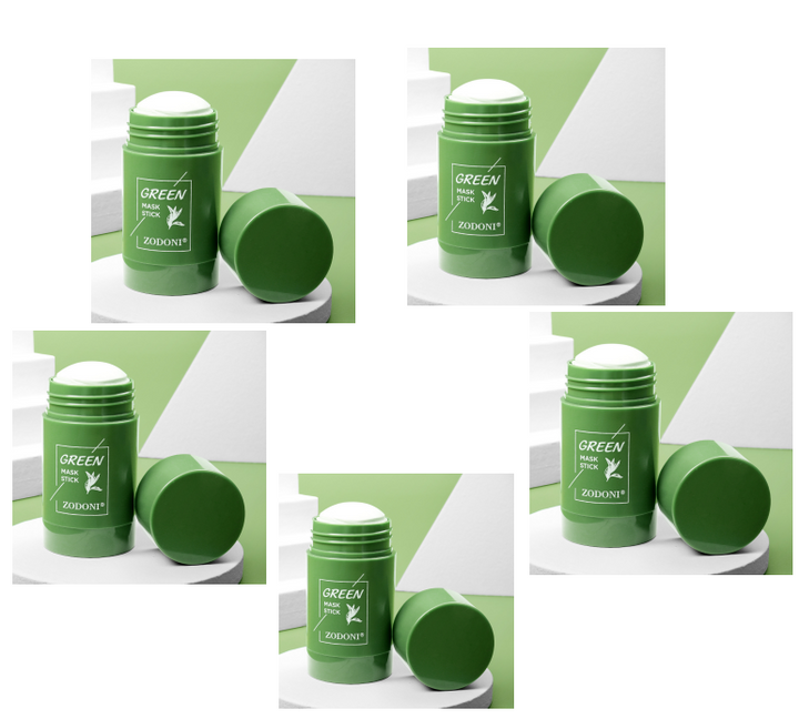 Color: Green 5pcs - Solid Mask, Cleansing Film, Mud Mask - Nexusni