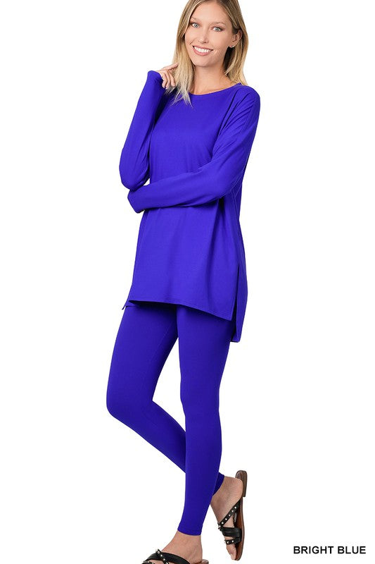 Brushed DTY Microfiber Loungewear Set - Nexusni