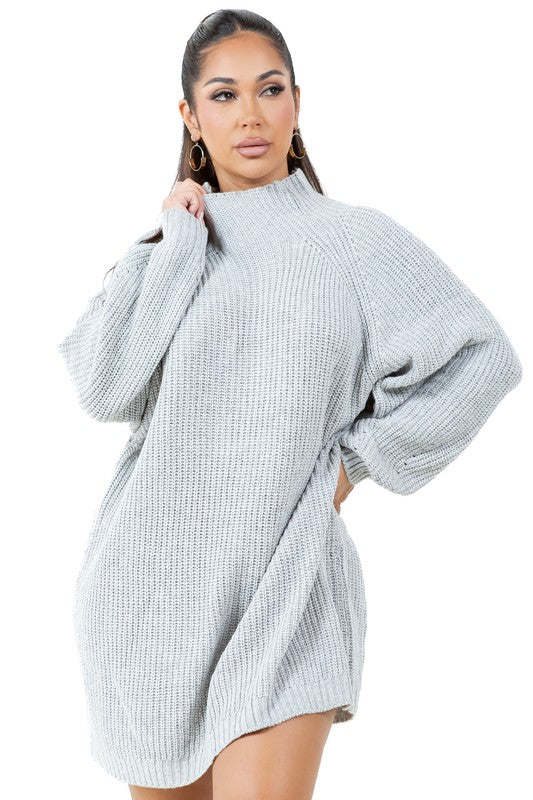 WOMEN FASHION SWEATER DRESS - Nexusni