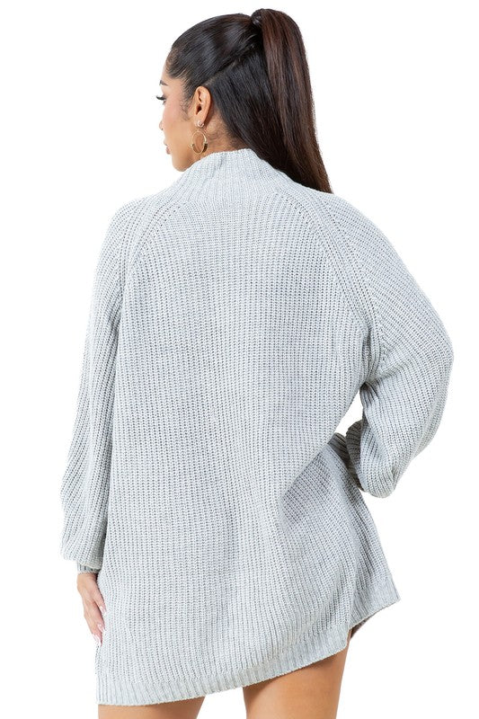 Sweater Dress With Long Sleeves For Women - Nexusni