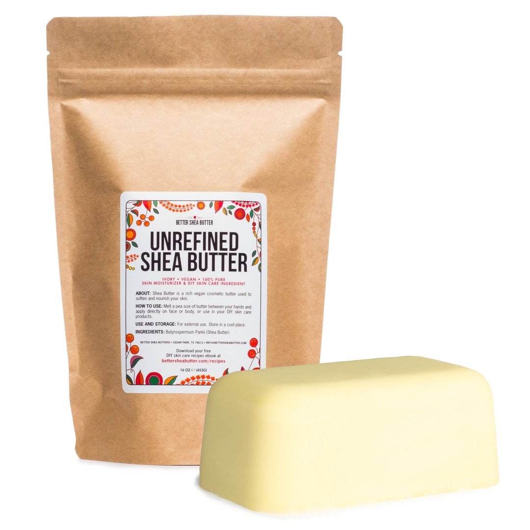 Unrefined Shea Butter – 100% Pure & Natural Skin and Hair Moisturizer from Better Shea Butter - Nexusni