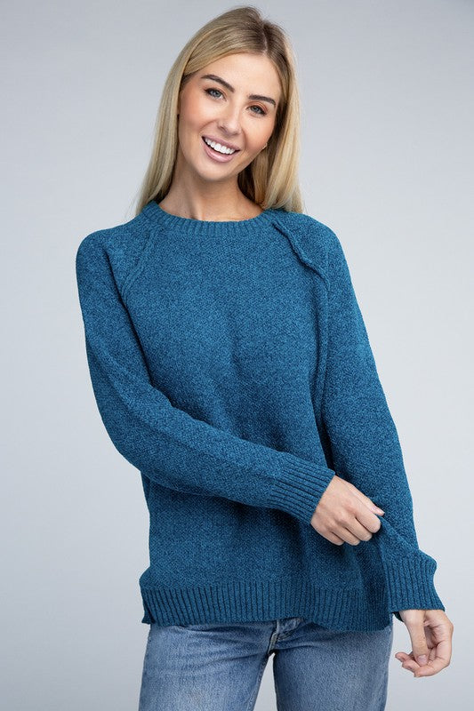 Raglan Chenille Sweater - Nexusni