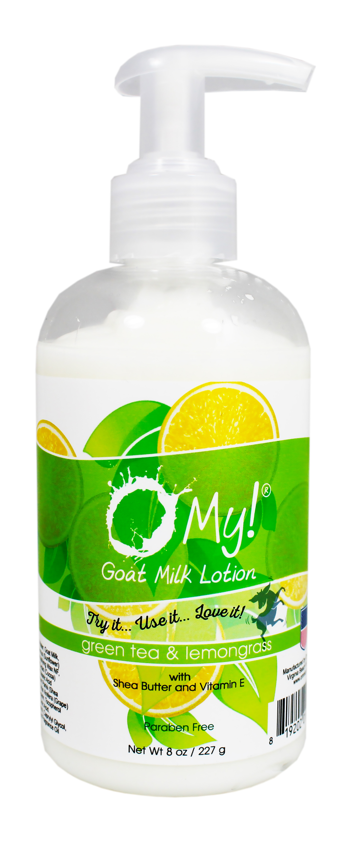 O My! Goat Milk Lotion - Made with Farm-Fresh Goat Milk - Free of Parabens & More - Shea Butter and Vitamin E - Leaping Bunny Certified - Handcrafted in USA - Nexusni