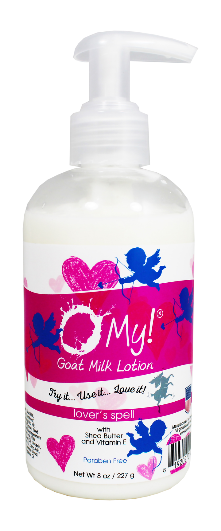 O My! Goat Milk Lotion - Made with Farm-Fresh Goat Milk - Free of Parabens & More - Shea Butter and Vitamin E - Leaping Bunny Certified - Handcrafted in USA - Nexusni