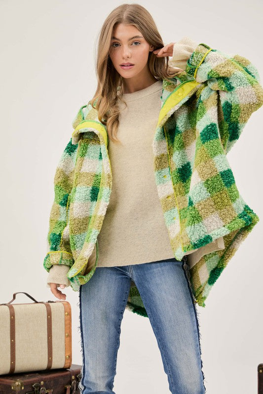 Plus Plaid Back Spirit Jacket - Nexusni