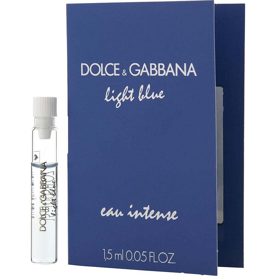 D & G LIGHT BLUE EAU INTENSE by Dolce & Gabbana (WOMEN) - EAU DE PARFUM 0.05 OZ VIAL ON CARD - Nexusni