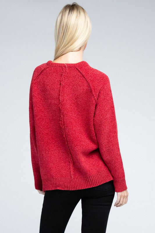 Raglan Chenille Sweater - Nexusni