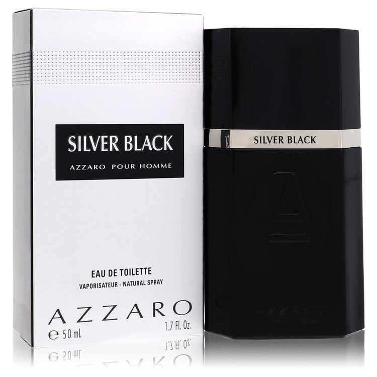 Silver Black by Azzaro Eau De Toilette Spray 1.7 oz (Men) - Nexusni