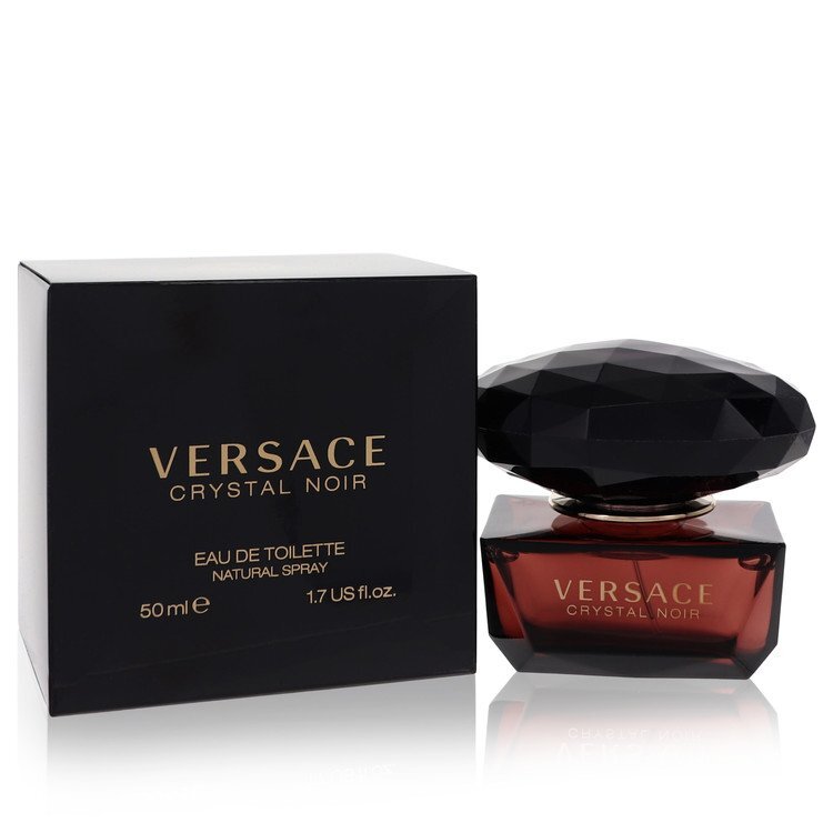 Versace Crystal Noir Eau De Toilette Spray 1.7 oz - Embodies Elegance and Allure - Nexusni