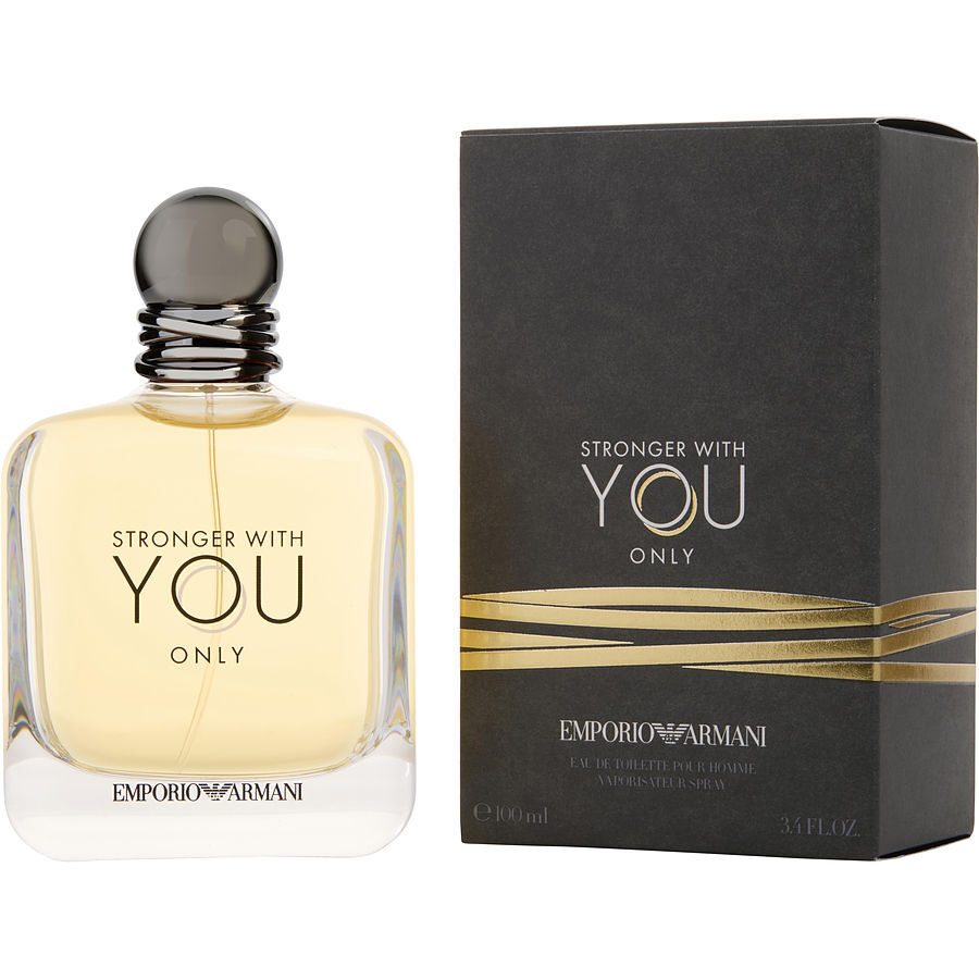 EMPORIO ARMANI STRONGER WITH YOU ONLY by Giorgio Armani (MEN) - EDT SPRAY 3.4 OZ - Nexusni