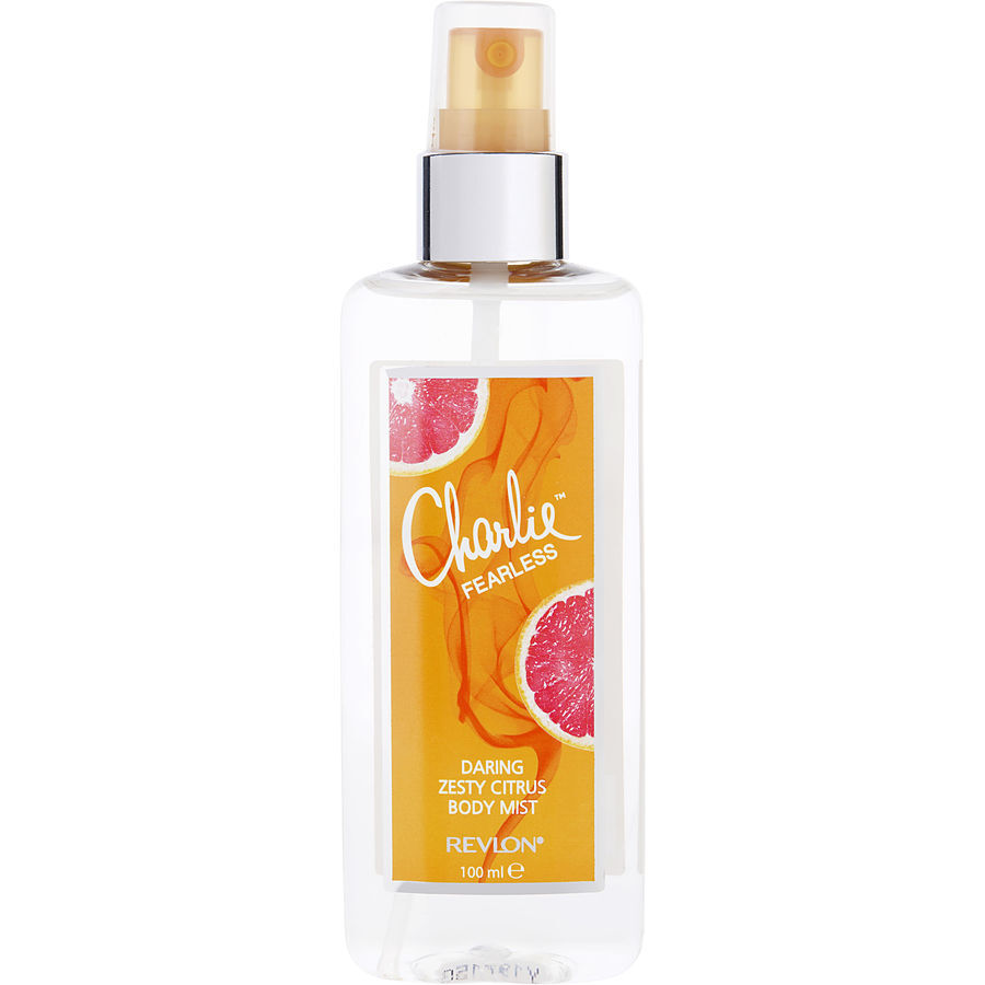 CHARLIE FEARLESS DARING ZESTY CITRUS by Revlon (WOMEN) - BODY MIST 3.3 OZ - Nexusni