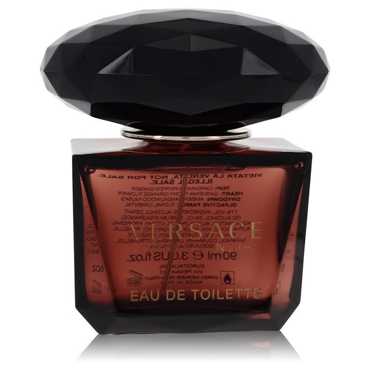 Versace Crystal Noir Eau De Toilette Spray 3 oz - Captivating Women's Fragrance - Nexusni