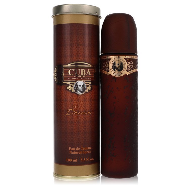 CUBA Brown by Fragluxe Eau De Toilette Spray 3.4 oz (Men) - Nexusni