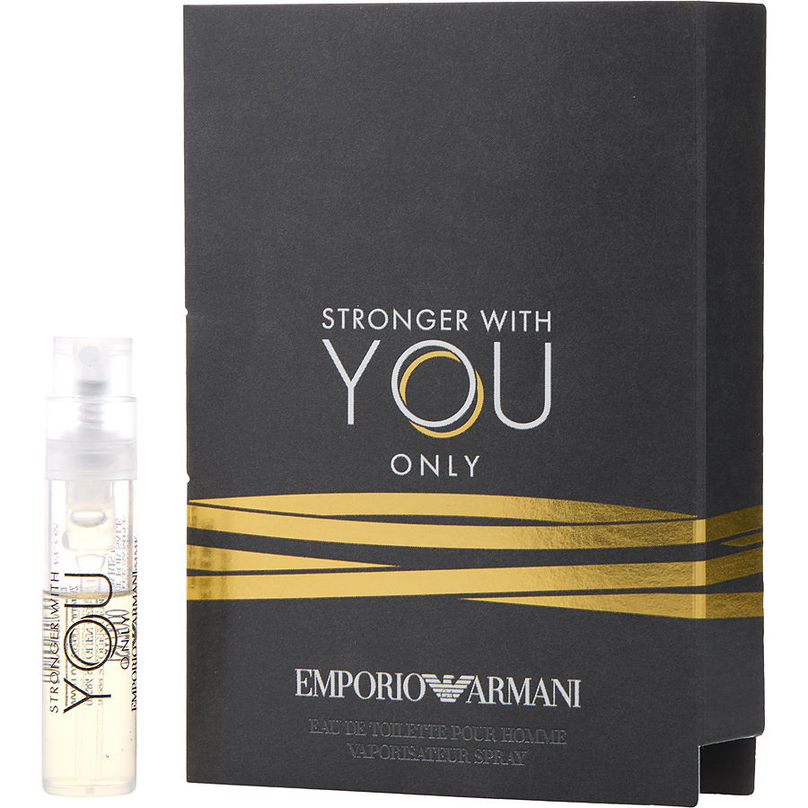 EMPORIO ARMANI STRONGER WITH YOU ONLY by Giorgio Armani (MEN) - EDT SPRAY VIAL - Nexusni