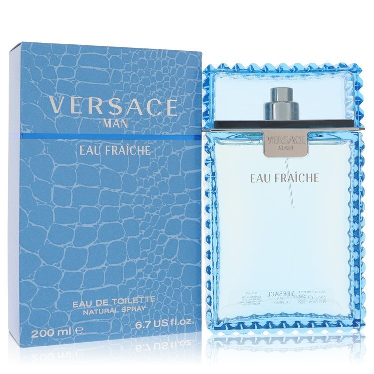 Versace Man Eau Fraiche Eau De Toilette, 6.7 oz - Captivating Summer Fragrance for Men - Nexusni