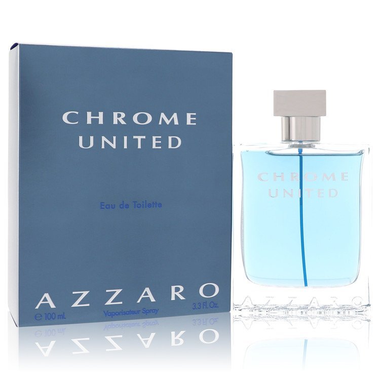 Chrome United by Azzaro Eau De Toilette Spray 3.4 oz (Men) - Nexusni