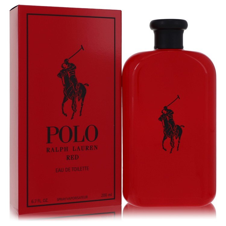 Polo Red by Ralph Lauren Eau De Toilette Spray 6.7 oz (Men) - Nexusni