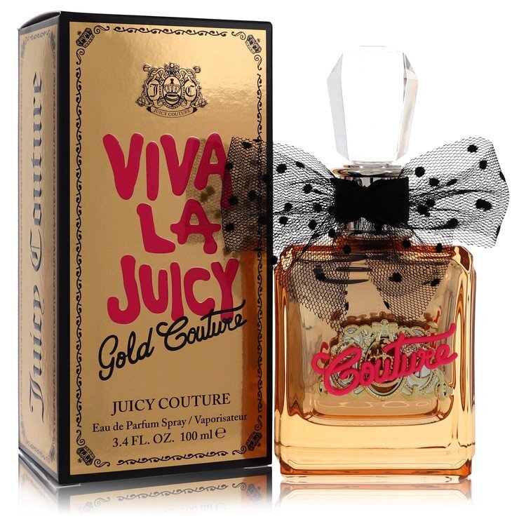 Viva La Juicy Gold Couture by Juicy Couture Eau De Parfum Spray 3.4 oz (Women) - Nexusni