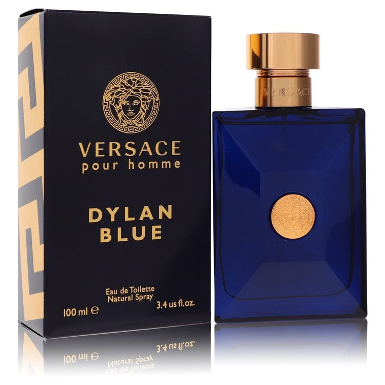 Versace Pour Homme Dylan Blue Eau De Toilette Spray 3.4 Oz - Masculine Scent Redefined - Nexusni