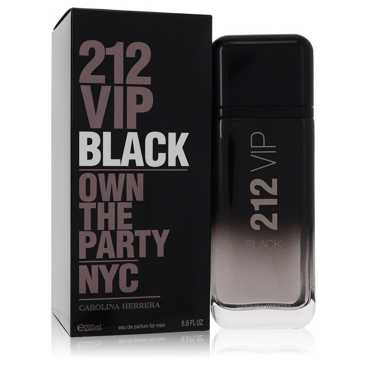 212 VIP Black by Carolina Herrera Eau De Parfum Spray 6.8 oz (Men) - Nexusni