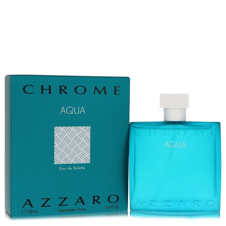 Chrome Aqua by Azzaro Eau De Toilette Spray 3.4 oz (Men) - Nexusni