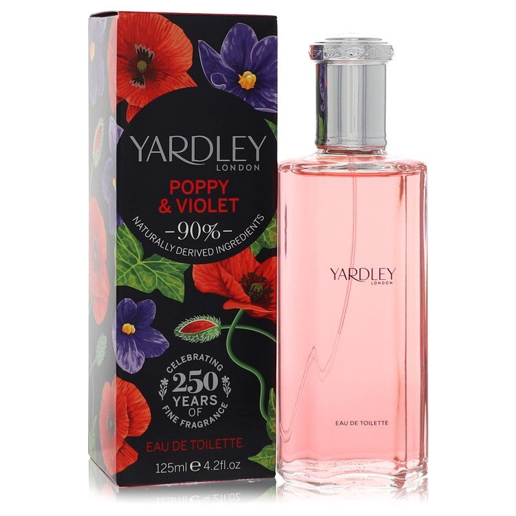 Yardley Poppy & Violet by Yardley London Eau De Toilette Spray 4.2 oz (Women) - Nexusni