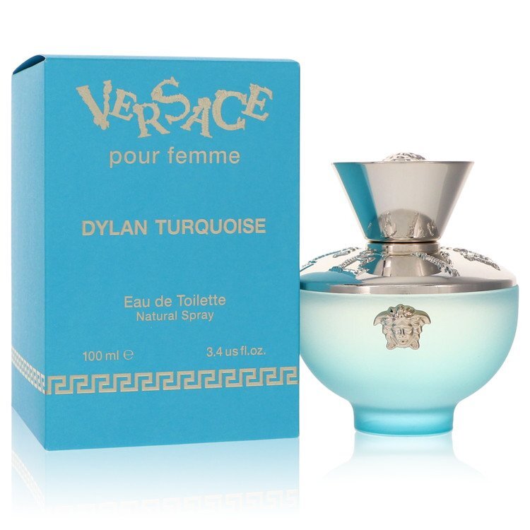 Versace Pour Femme Dylan Turquoise Eau De Toilette 3.4 oz - A Vibrant Summer Oasis for Women - Nexusni