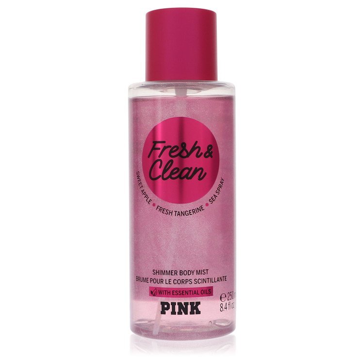 Pink Fresh And Clean by Victoria's Secret Shimmer Body Mist 8.4 oz (Women) - Nexusni