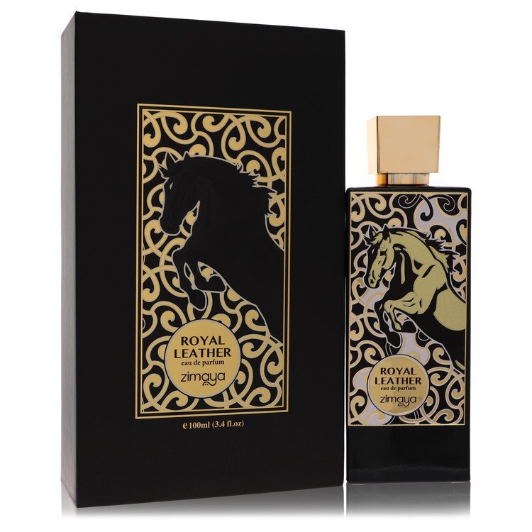 Afnan Zimaya Royal Leather by Afnan Eau De Parfum Spray (Unisex) 3.4 oz (Men) - Nexusni