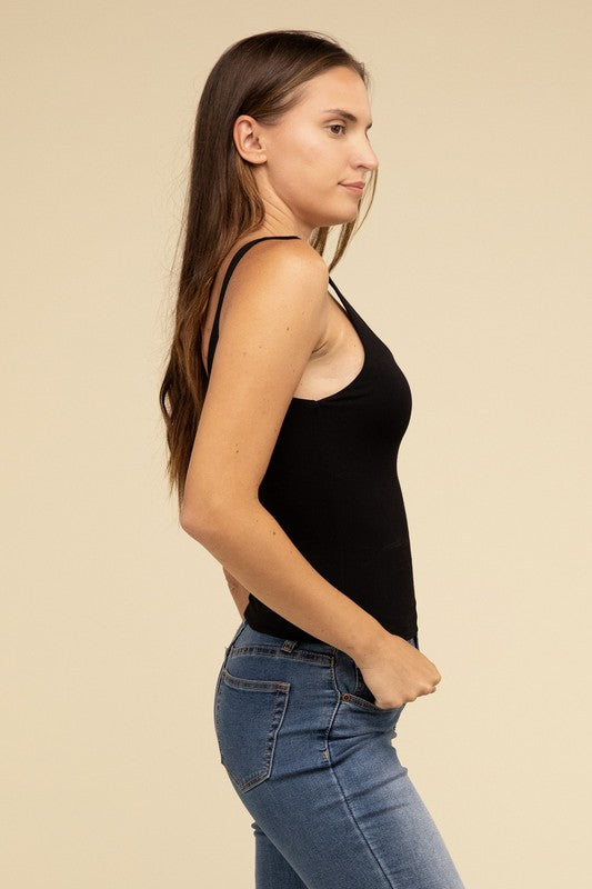 Double Layer Round Neck Tank Top - Nexusni