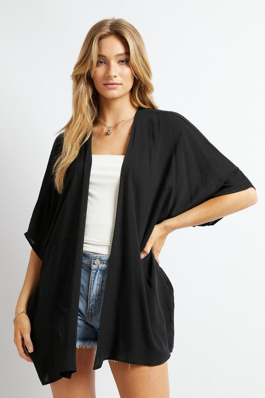 Favorite Solid Kimono Cardigan - Nexusni