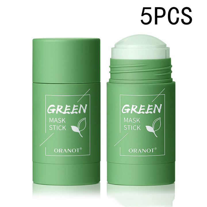 Color: Green tea 5PCS - Green Tea Solid Mud Mask Moisturizing Deep - Nexusni