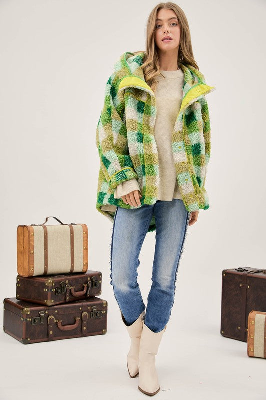 Plus Plaid Back Spirit Jacket - Nexusni