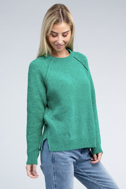 Raglan Chenille Sweater - Nexusni