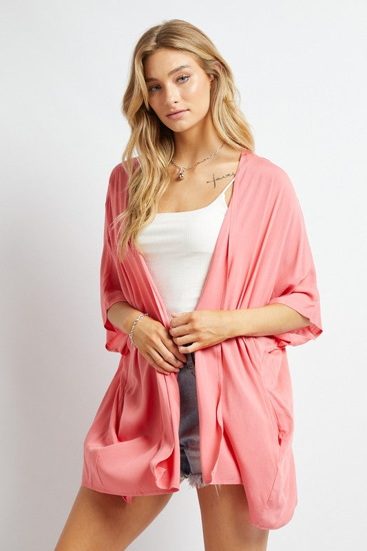 Favorite Solid Kimono Cardigan - Nexusni