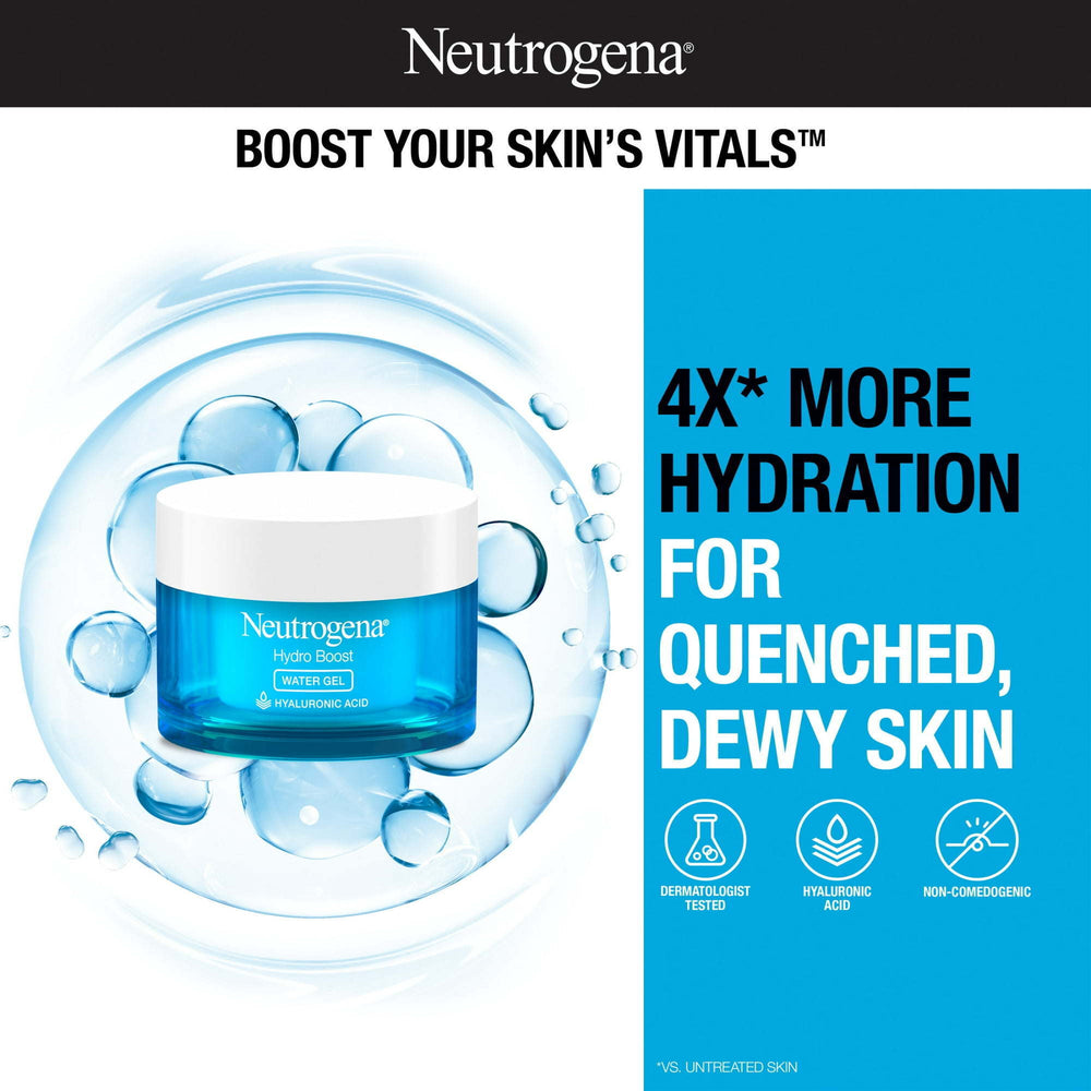 Neutrogena Hydro Boost Water Gel Face Moisturizer Lotion with Hyaluronic Acid, 1.7 oz - Nexusni