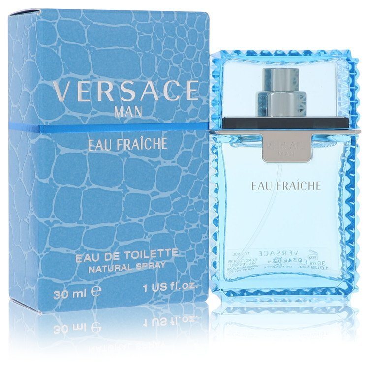 Versace Eau Fraiche 1 oz Eau De Toilette Blue Spray - Nexusni