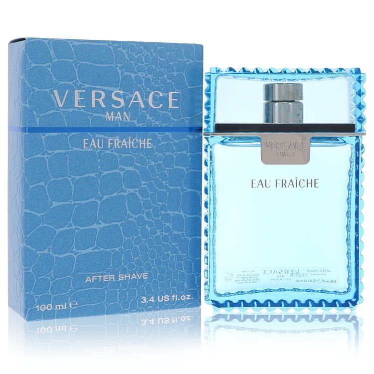 Versace Eau Fraiche After Shave Lotion 3.4 oz - Luxurious Men's Fragrance by Versace - Nexusni